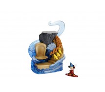 MICKEY MOUSE Figure 5cm DIORAMA Sorcerer's Apprentice FANTASIA Mickey Mouse METAL Original JADA NANO SCENE Metalfigs DISNEY