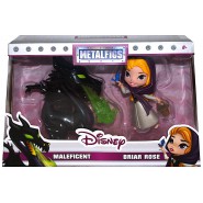 MALEFICENT and BRIAR ROSE  Figures 10cm DIORAMA METAL Original JADA Metalfigs D3 DISNEY DieCast