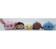 COMPLETE SET 5 Mini Peluche LILO and STITCH 8cm Tsum Tsum ORIGINAL Disney Angel Duck Dr. Jumbo