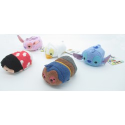 COMPLETE SET 5 Mini Peluche LILO and STITCH 8cm Tsum Tsum ORIGINAL Disney Angel Duck Dr. Jumbo