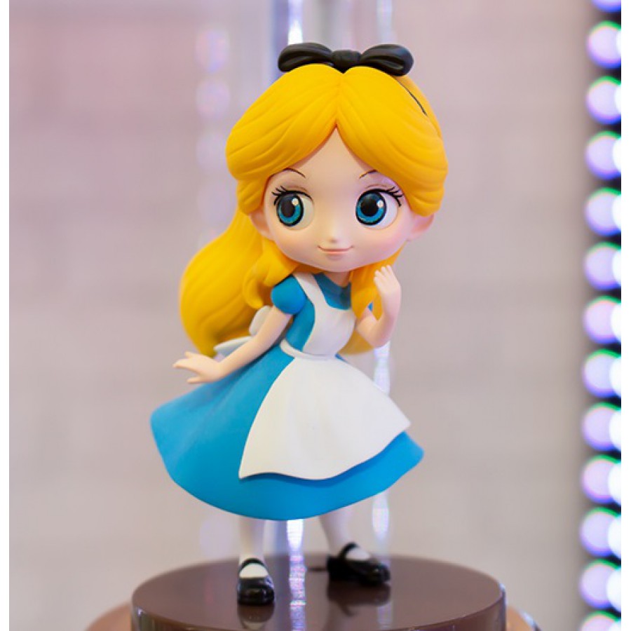 Figure Statue Alice In Wonderland 7cm 3 Disney Characters Petit Qposket Banpresto Apecollection