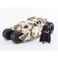 Modello BATMOBILE da DARK KNIGHT 20cm Con Figura BATMAN 1/24 DIE CAST DC Comics JADA Toys