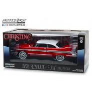 CHRISTINE DieCast Model Car 19cm PLYMOUTH 1958 FURY Red White Dark Glass Evil 1/24 ORIGINAL Greenlight 