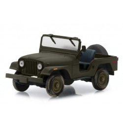 Modellino JEEP CJ-5 Dal Telefilm A-Team Scala 1/43 Verde Scuro DieCast Greenlight Hollywood