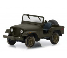 Modellino JEEP CJ-5 Dal Telefilm A-Team Scala 1/43 Verde Scuro DieCast Greenlight Hollywood