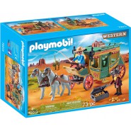 Playset STAGE COACH WESTERN With Burglar And Treasure Playmobil 70013