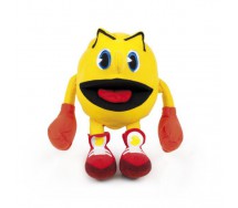 Peluche PAC-MAN 30cm In Piedi Bocca Aperta Originale Moya