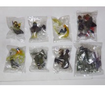 RARE COMPLETE Set 8 With ARCADIA Model Figures CAPTAIN HARLOCK Galaxy 999 Trading Figures HAPPINET