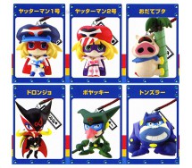 Set 6 Figures YATTAMAN Danglers  JANET KANCHAN Yujin JAPAN Gashapon 