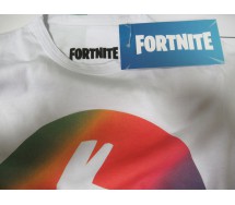 FORTNITE T-Shirt Jersey White With famous Animal LLama Multicolor OFFICIAL Original Videogame Epic Games