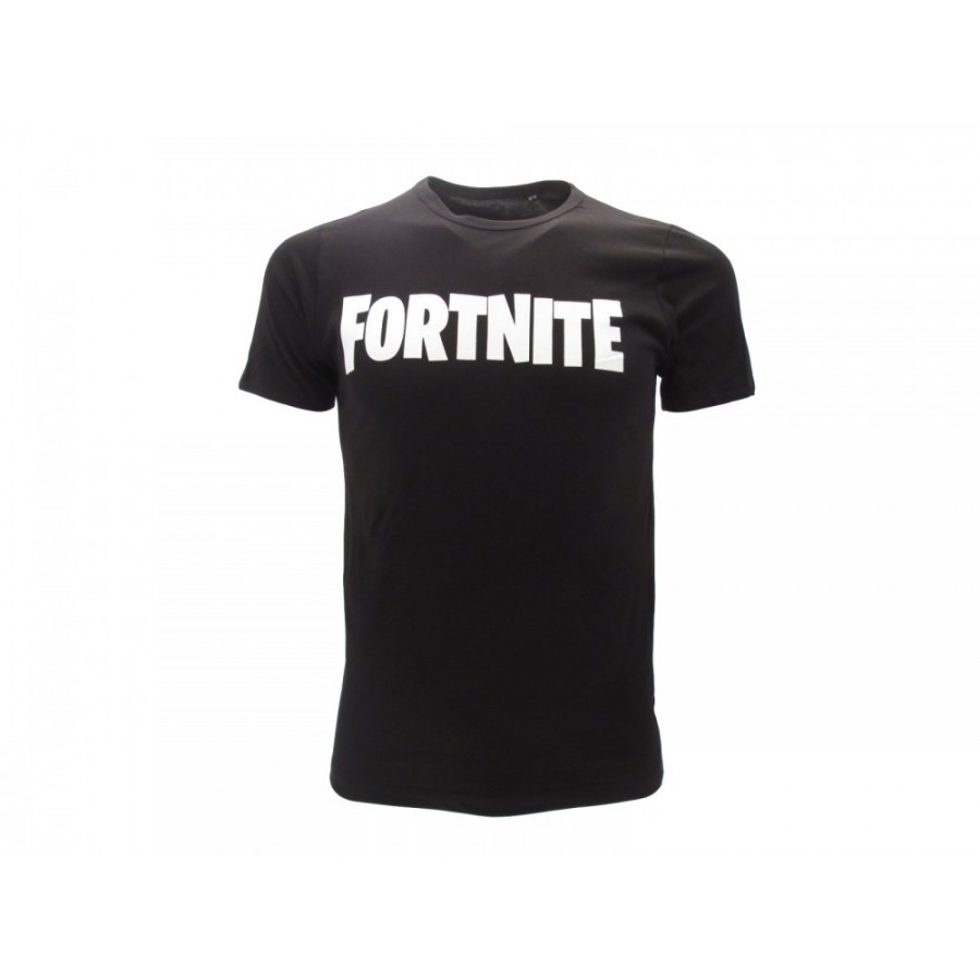 Fortnite T Shirt Jersey Black With Written Fortnite Official - fortnite t shirt jersey black with written fortnite official original videogame epic games