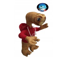 E.T. EXTRATERRESTRE con FELPA ROSSA Stupendo PELUCHE 40cm Originale UFFICIALE