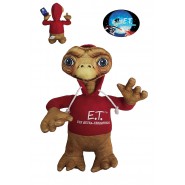 E.T. EXTRATERRESTRE con FELPA ROSSA Stupendo PELUCHE 40cm Originale UFFICIALE