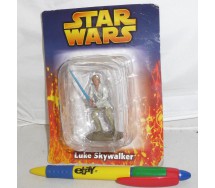 Figura Personaggio LUKE SKYWALKER in METALLO Star Wars SERIE 1 DE AGOSTINI Italia