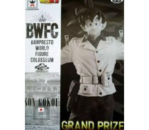 DRAGON BALL Figura Statua GOKU Son Gokou 18cm GRAND PRIZE Versione BIANCO E NERA BWFC BUDOKAI 2 Vol. 4 Banpresto Dragonball