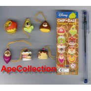 TOMY Set 6 Figures CHIP AND DALE Wear PART 2 DISNEY Danglers Disney Mini Winnies Wear Style