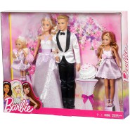 BARBIE Wedding BRIDE GROOM and CHILD Cake Original MATTEL DJR88