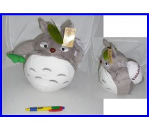 Mio Vicino TOTORO Con Sacco e Foglia PELUCHE 30cm Versione "NORMALE"