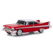 Model Car PLYMOUTH FURY 1958 Movie CHRISTINE EVIL VERSION Dark Windows SCALE 1/64 Greenlight