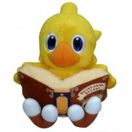 Plush 15cm CHOCOBO With MAGIC BOOK Yellow Bird FINAL FANTASY