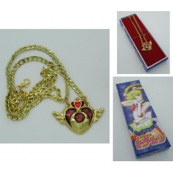 SAILOR MOON  Pendant Necklace WINGED HEART Version with LONG BOX
