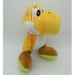 Peluche 20cm YOSHI GIALLO Draghetto con ventosa SUPER MARIO Bros Kart Land Wii