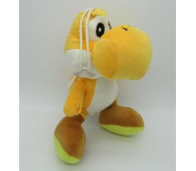 Plush Peluche Soft Toy YELLOW YOSHI Dragon 20cm With Suction Cup SUPER MARIO Bros Kart Land Wii