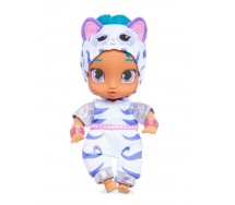 Doll of SHINE Blue Hair Dressed as a Tiger from Shimmer and Shine 17cm (6.6 inches) Original NICKELODEON Official JAKKS Pacific