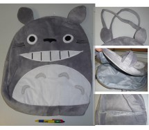 Mio Vicino TOTORO FACCIONE Borsa Peluche 43x45cm COSPLAY Nuova