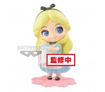 Statuetta 10cm ALICE Nel Paese Delle Meraviglie SWEETINY Vestito AZZURRO Banpresto DISNEY Wonderland  Versione SPECIALE B