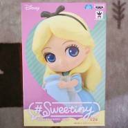 Statuetta 10cm ALICE Nel Paese Delle Meraviglie SWEETINY Vestito AZZURRO Banpresto DISNEY Wonderland  Versione SPECIALE B