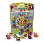 SUPERZINGS Blister Box 10 FIGURES from SERIE 3 Including 1 RARE GOLD ORIGINAL Super Zings