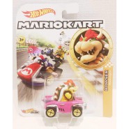 Die Cast Model BOWSER Badwagon KART From SUPER MARIO Scale 1:64 5cm Hot Wheels