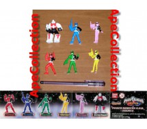 SET 6 Figures POWER RANGERS S.P.D. Mini 6cm Bandai SUPER SENTAI Gashapon