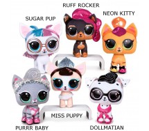 L.O.L. Surprise Set Completo 6 Peluche 20cm ORIGINALE LOL MGA Entertainment