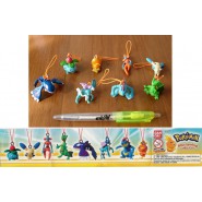 SET 8 Figures POKEMON MINI SWING Collection With Dangler Originai BANDAI Gashapon BLASTOISE etc.