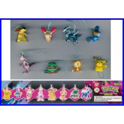 SET 8 Figures POKEMON MINI SWING Ultimate DIALGA Collection With Dangler Originai BANDAI Gashapon BLASTOISE etc.