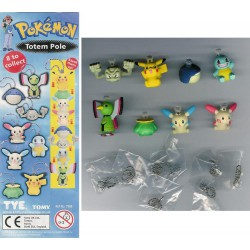 SET 6 Figure POKEMON Advanced BOBBLE HEADS Originali TOMY Gashapon PIKACHU TORCHIC TREECKO etc.