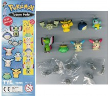 SET 6 Figure POKEMON Advanced BOBBLE HEADS Originali TOMY Gashapon PIKACHU TORCHIC TREECKO etc.