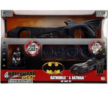 BATMAN KIT Die Cast 1989 Batmobile Scale 1:24 20cm with Figure BUILD N' COLLECT Jada Toys