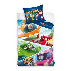 Top Wings Team Single Bed Set Aereoplane 4 Characters Original