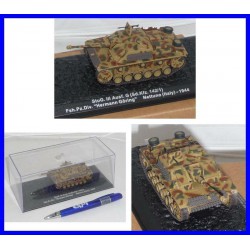 DieCast Model German Tank PANZER Sd Kfz 142/1 ITALY 1944 Scale 1/72 ALTAYA with CASE