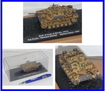 DieCast Model German Tank PANZER Sd Kfz 142/1 ITALY 1944 Scale 1/72 ALTAYA with CASE
