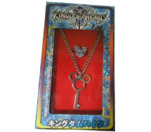 KINGDOM HEARTS Collana con CIONDOLO A FORMA DI TOPOLINO e Anello