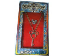 KINGDOM HEARTS Necklace with PENDANT SHAPED AS MICKEY MOUSE and RING