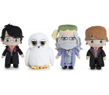 COMPLETE SET 4 PLUSHIES 20cm HARRY POTTER Harry Ron Albus Dumbledore Hedwig ORIGINAL WARNER BROS