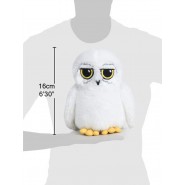 PLUSH 20cm EDVIGE Hedwig OWL of HARRY POTTER Top Quality ORIGINAL Warner Bros FAMOSA