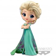 Figure Statue 14cm ELSA From FROZEN FEVER Version B Light Green Dress ORIGINAL Banpresto QPOSKET