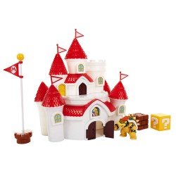 Playset SUPER MARIO Castello di Bowser Regno Fungo Con Figura e Molte Parti Interattive Jakks Pacific