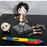 ATTACCO DEI GIGANTI Figura Action EREN Jaeger 10cm CON EXTRA Attack On Titan